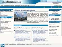 Tablet Screenshot of chemicalplant.com